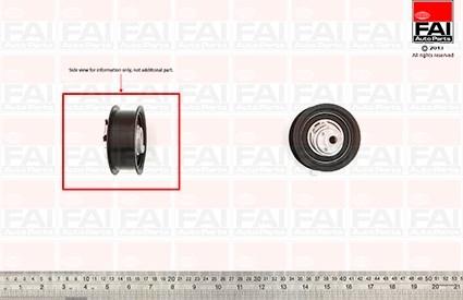 FAI AutoParts T9346 - Spriegotājrullītis, Gāzu sadales mehānisma piedziņas siksna autodraugiem.lv