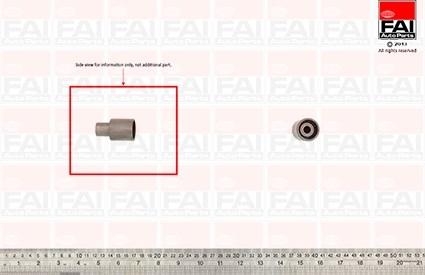 FAI AutoParts T9343 - Parazīt / Vadrullītis, Zobsiksna autodraugiem.lv