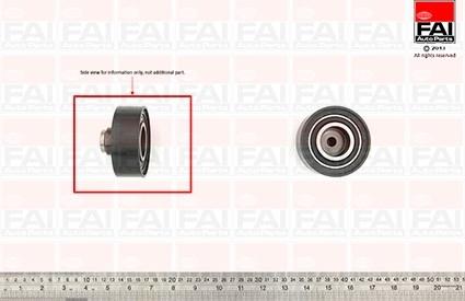 FAI AutoParts T9342 - Parazīt / Vadrullītis, Zobsiksna autodraugiem.lv