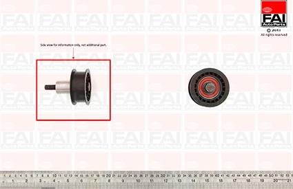 FAI AutoParts T9358 - Parazīt / Vadrullītis, Zobsiksna autodraugiem.lv