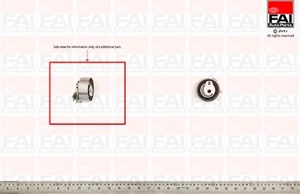 FAI AutoParts T9301 - Spriegotājrullītis, Gāzu sadales mehānisma piedziņas siksna autodraugiem.lv