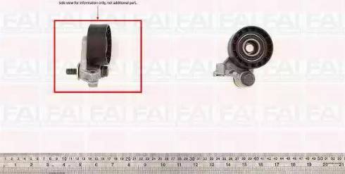 FAI AutoParts T9316 - Spriegotājrullītis, Gāzu sadales mehānisma piedziņas siksna autodraugiem.lv