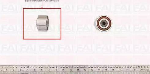 FAI AutoParts T9337 - Parazīt / Vadrullītis, Zobsiksna autodraugiem.lv