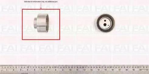 FAI AutoParts T9323 - Spriegotājrullītis, Gāzu sadales mehānisma piedziņas siksna autodraugiem.lv