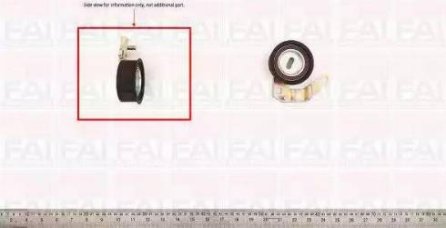 FAI AutoParts T9299 - Spriegotājrullītis, Gāzu sadales mehānisma piedziņas siksna autodraugiem.lv