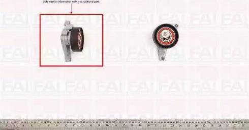 FAI AutoParts T9265 - Spriegotājrullītis, Gāzu sadales mehānisma piedziņas siksna autodraugiem.lv