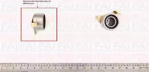 FAI AutoParts T9702 - Spriegotājrullītis, Gāzu sadales mehānisma piedziņas siksna autodraugiem.lv