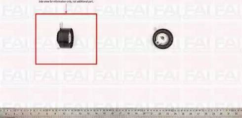 FAI AutoParts T1168 - Spriegotājrullītis, Gāzu sadales mehānisma piedziņas siksna autodraugiem.lv