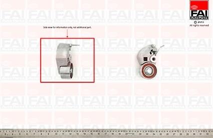 FAI AutoParts T1163 - Spriegotājrullītis, Gāzu sadales mehānisma piedziņas siksna autodraugiem.lv