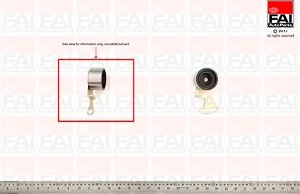 FAI AutoParts T3558 - Spriegotājrullītis, Gāzu sadales mehānisma piedziņas siksna autodraugiem.lv