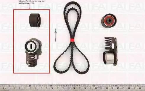 FAI AutoParts TBK51 - Zobsiksnas komplekts autodraugiem.lv