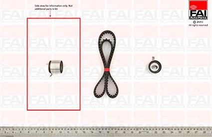 FAI AutoParts TBK61 - Zobsiksnas komplekts autodraugiem.lv