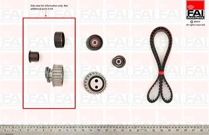 FAI AutoParts TBK03 - Zobsiksnas komplekts autodraugiem.lv