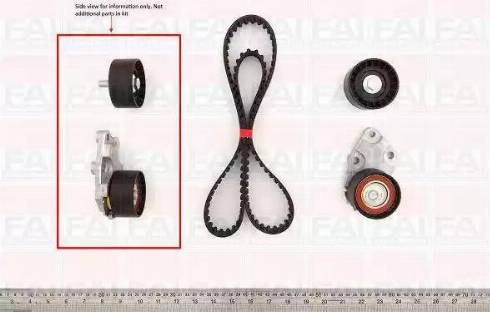 FAI AutoParts TBK165 - Zobsiksnas komplekts autodraugiem.lv