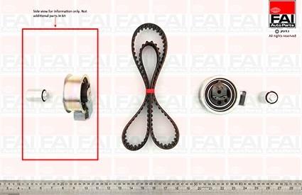 FAI AutoParts TBK161 - Zobsiksnas komplekts autodraugiem.lv