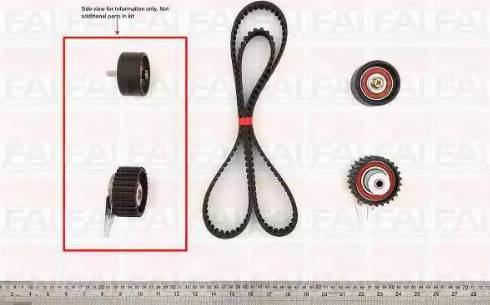 FAI AutoParts TBK184 - Zobsiksnas komplekts autodraugiem.lv