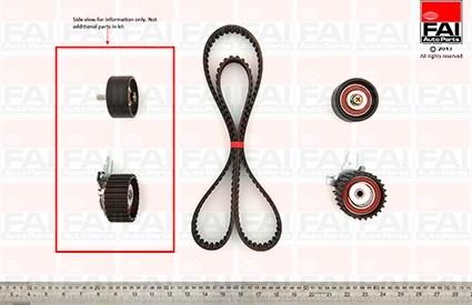 FAI AutoParts TBK174 - Zobsiksnas komplekts autodraugiem.lv