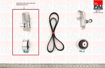 FAI AutoParts TBK385 - Zobsiksnas komplekts autodraugiem.lv