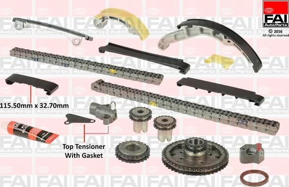 FAI AutoParts TCK42-06 - Sadales vārpstas piedziņas ķēdes komplekts autodraugiem.lv