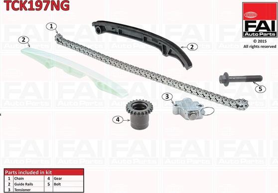 FAI AutoParts TCK197NG - Sadales vārpstas piedziņas ķēdes komplekts autodraugiem.lv