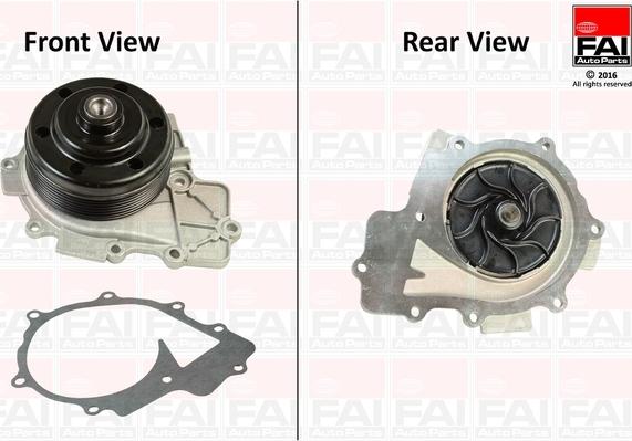 FAI AutoParts WP6635 - Ūdenssūknis autodraugiem.lv