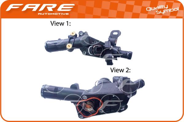FARE SA 15972 - Termostats, Dzesēšanas šķidrums autodraugiem.lv