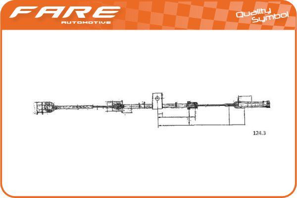 FARE SA 28578 - Startera trose autodraugiem.lv