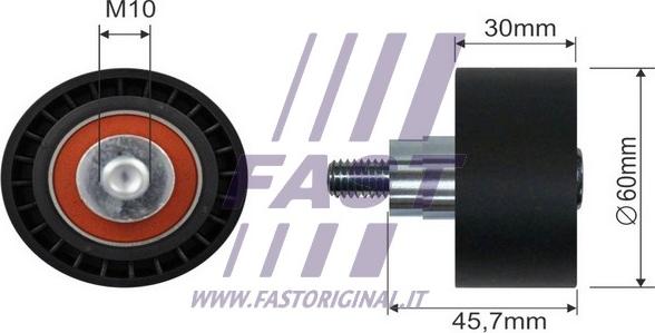 Fast FT44566 - Parazīt / Vadrullītis, Ķīļrievu siksna autodraugiem.lv