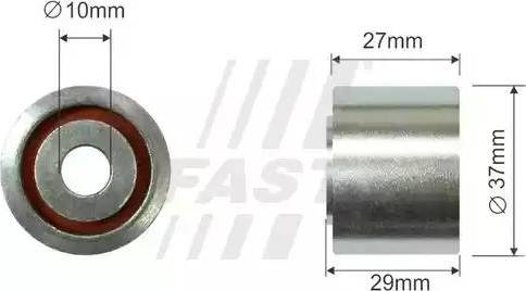 Fast FT44589 - Parazīt / Vadrullītis, Ķīļrievu siksna autodraugiem.lv