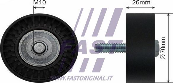 Fast FT44530 - Parazīt / Vadrullītis, Ķīļrievu siksna autodraugiem.lv
