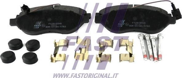 Fast FT29155HD - Bremžu uzliku kompl., Disku bremzes autodraugiem.lv