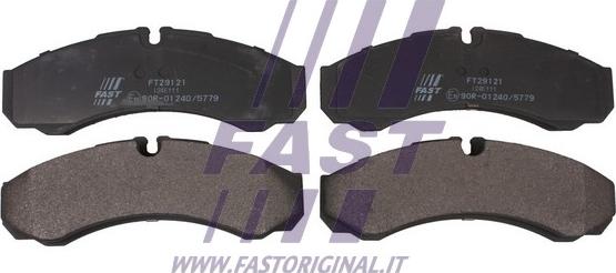 Fast FT29121 - Bremžu uzliku kompl., Disku bremzes autodraugiem.lv