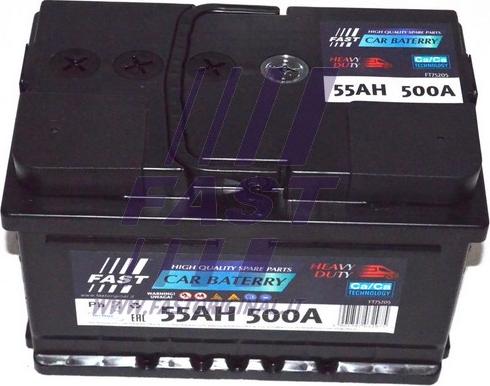 Fast FT75205 - Startera akumulatoru baterija autodraugiem.lv