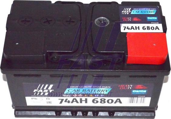 Fast FT75208 - Startera akumulatoru baterija autodraugiem.lv