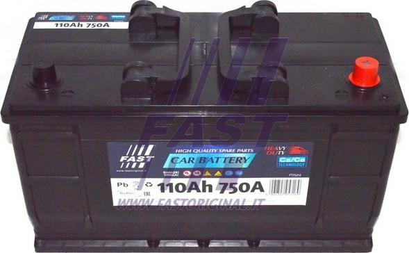 Fast FT75212 - Startera akumulatoru baterija autodraugiem.lv