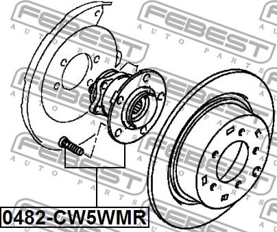 Febest 0482-CW5WMR - Riteņa rumba autodraugiem.lv