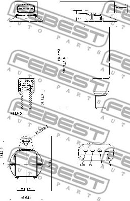 Febest 01640-005 - Aizdedzes spole autodraugiem.lv