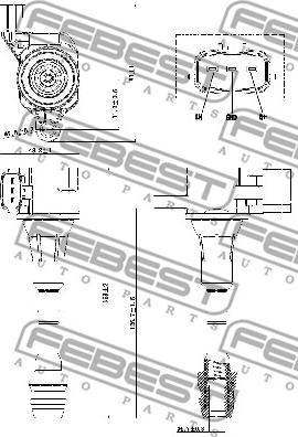 Febest 02640-001 - Aizdedzes spole autodraugiem.lv