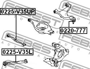 Febest 0220-777 - Balst / Virzošais šarnīrs autodraugiem.lv