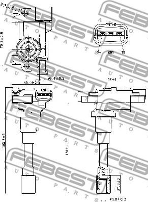 Febest 07640-001 - Aizdedzes spole autodraugiem.lv