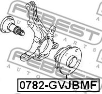 Febest 0782-GVJBMF - Riteņa rumba autodraugiem.lv