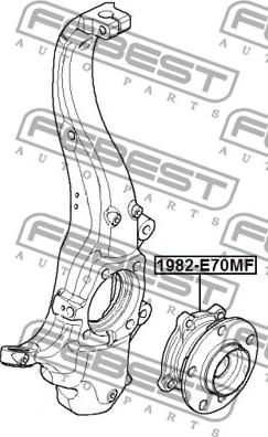 Febest 1982-E70MF - Riteņa rumba autodraugiem.lv