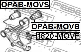 Febest 1820-MOVF - Balst / Virzošais šarnīrs autodraugiem.lv