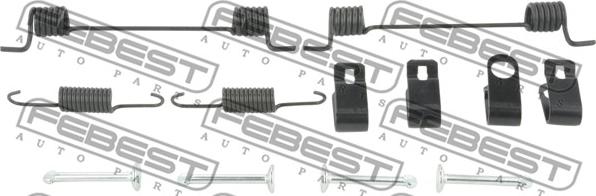 Febest 1204-SFER-KIT - Piederumu komplekts, Stāvbremzes mehānisma bremžu loks autodraugiem.lv