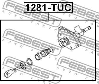 Febest 1281-TUC - Galvenais cilindrs, Sajūgs autodraugiem.lv