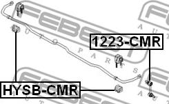 Febest HYSB-CMR - Bukse, Stabilizators autodraugiem.lv