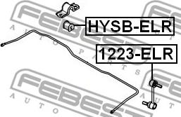 Febest 1223-ELR - Stiepnis / Atsaite, Stabilizators autodraugiem.lv