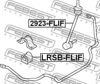 Febest 2923-FLIF - Stiepnis / Atsaite, Stabilizators autodraugiem.lv