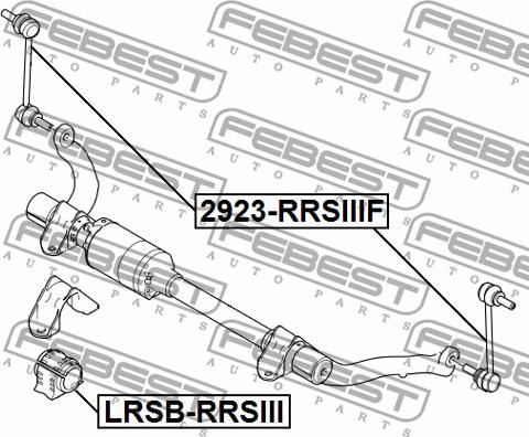 Febest 2923-RRSIIIF - Stiepnis / Atsaite, Stabilizators autodraugiem.lv