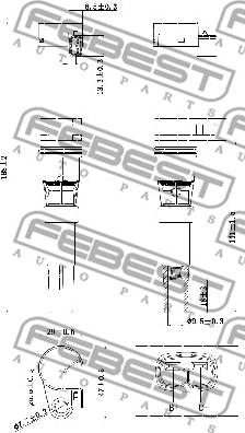 Febest 24640-001 - Aizdedzes spole autodraugiem.lv